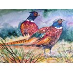 Aneta Nalborczyk, Two Pheasants, 2024