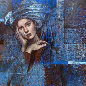 Mira Skoczek-Wojnicka, Blue Turban II, 2020