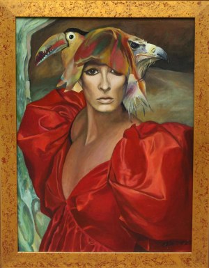 Mariusz Cichoń, La signora degli uccelli nella grotta dell'eremita, 2022