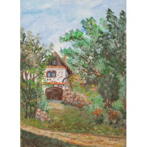 Zofia KISIEL (XX secolo), Cottage nella proprietà Witkowski, 1988