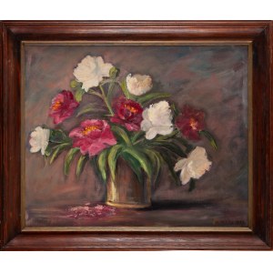 Józef KOŚCIELNY (1924-?), Fiori d'estate - Peonie I, 1997