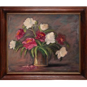 Joseph KOŚCIELNY (1924-?), Flowers of Summer - Peonies I, 1997