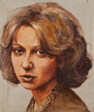 Leszek SZYCHOWSKI (20th century), Portrait of a Woman, 1979