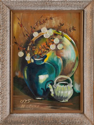 Painter unspecified (20th century), Still life, 1975