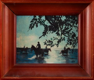 Neurčený malíř (20. století), Přechod přes vodu, 1984