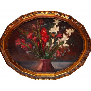 Malarz nieokreślony (XX w.), Kwiaty w wazonie