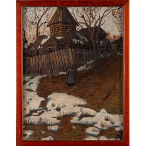 Peintre non spécifié (20e siècle), Paysage rural