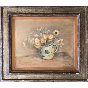 Henry Hayden (1883-1970), Fiori gialli in un vaso, 1927