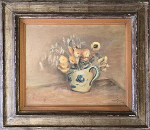 Henryk Hayden (1883-1970), Żółte kwiaty w wazonie, 1927