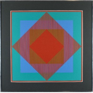 Richard Anuszkiewicz (1930-2020), Abstract Composition