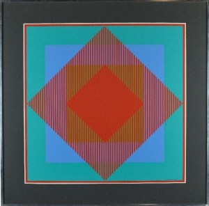 Richard Anuszkiewicz (1930-2020), Abstrakte Komposition