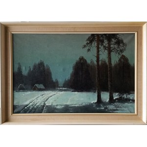 Viktor Korecki (1890-1980), Paysage d'hiver