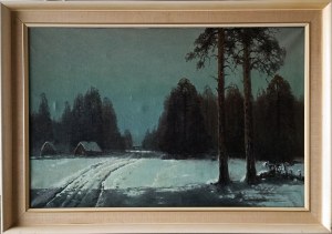Viktor Korecki (1890-1980), Paesaggio invernale