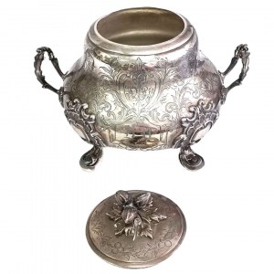 Zuccheriera in argento (pr. 950), Chauchefoin et Cie, Francia, 1859-1865