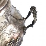 Silver sugar bowl (pr. 950), Chauchefoin et Cie, France, 1859-1865