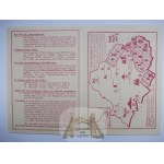 Upper Silesia, fold-out map of divided Silesia, propaganda, circa 1930.