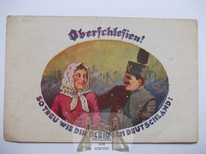 Upper Silesia, German propaganda, circa 1920.