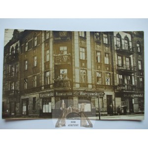 Katowice, Zawodzie, tenement house, Warszawska cafe, private sheet, 1927