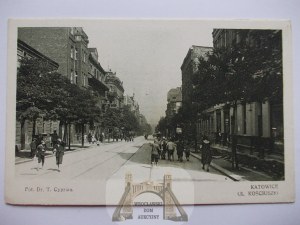 Katowice, ulica Kościuszki, ok. 1930