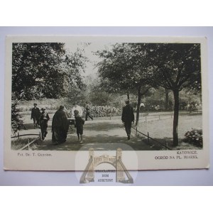 Katowice, Garden on Miarki Square, circa 1930.