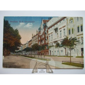 Bytom, Beuthen, Garden Street, Gartenstrasse, 1921