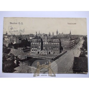 Bytom, Beuthen, interesting panorama, 1909