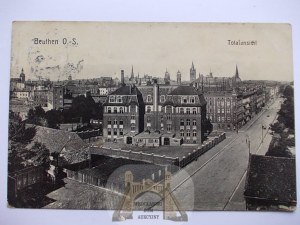 Bytom, Beuthen, zajímavé panorama, 1909