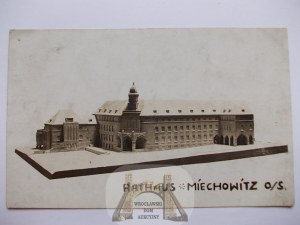 Bytom, Beuthen, Miechowice, model of city hall, circa 1940.