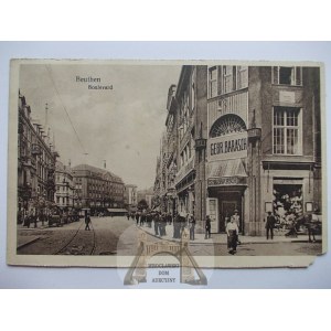 Bytom, Beuthen, dom handlowy, braci Barasch, 1923