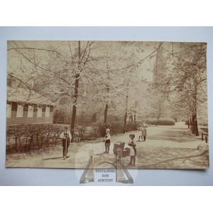Bytom, Beuthen, Miechowice, kindergarten, private card, 1929