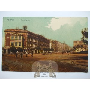 Gliwice, Gleiwitz, náměstí Germania, 1908