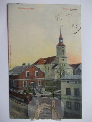 Pyskowice, Peiskretscham, Church Square, 1942