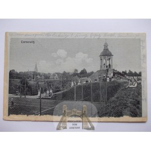 Tarnowskie Góry, Tarnowitz, tennis court, observation tower, 1918