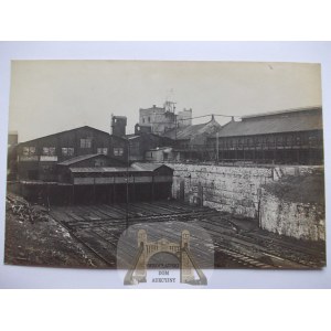 Sosnowiec Zagórze, mine, private card ca. 1915