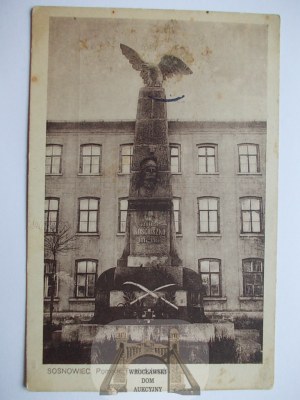 Sosnowiec, Pomnik Kościuszki, 1925