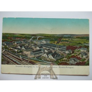 Dąbrowa Górnicza - Ząbkowice, glass factory, ca. 1910