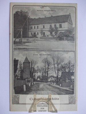 Komprachcice near Opole, street, commercial house, ca. 1920