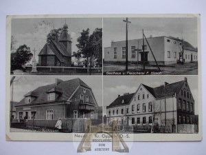 Polska Nowa Wieś, Neudorf pri Opole, hostinec, obchod, 1939