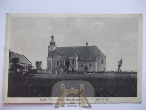 Naczęslawice near Kozle, church, circa 1920.