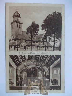 Luboszyce near Opole, church, circa 1920.