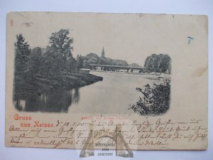 Nisa, břeh řeky, 1900