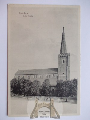 Grodkow, Grottkau, church, ca. 1910