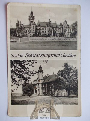 Kopice near Grodkow, palace, villa, ca. 1940.