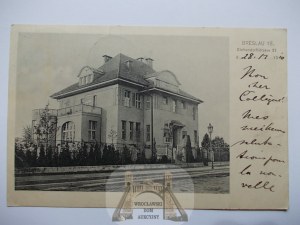 Wrocław, Breslau, Borek, ulica Sokola 21 - vila, 1910