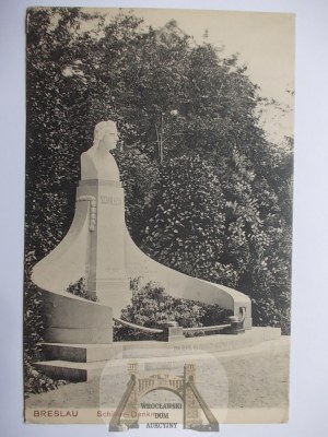 Breslau, Breslau, Szczytnicki Park, Schiller monument, ca. 1910