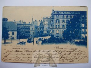 Wroclaw, Breslau, Poniatowski and Prusa Streets, ca. 1900