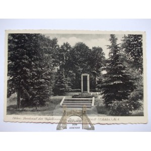Olawa, Ohlau, pomník padlým husarům, asi 1935