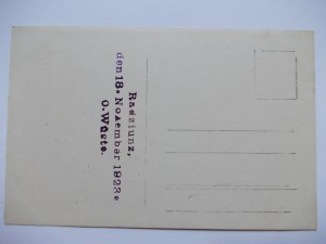 Radziądz near Żmigród, private card, 1923