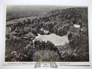 Sobótka, Mount Sleza - aerial panorama of the summit, 1943