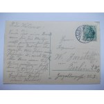 Lubiąż, Leubus u. Środa Śląska, dva pohledy, 1913